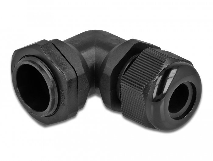 Delock Prensaestopas 90° Angulado Pg16 Negro