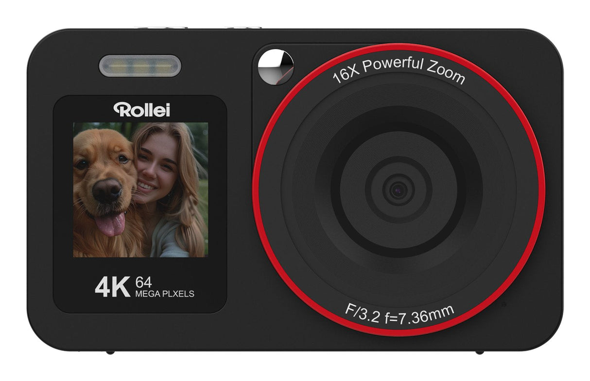 EAN 4048805120307 - Rollei Compactline 12030 compact camera 1/3.2" Cámara compacta 64 MP 9248 x 6936 Pixeles Negro imagen 1