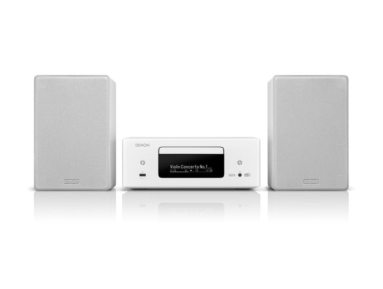 Denon Ceol N12dab White Minicadena 2x65w Con Altavoces