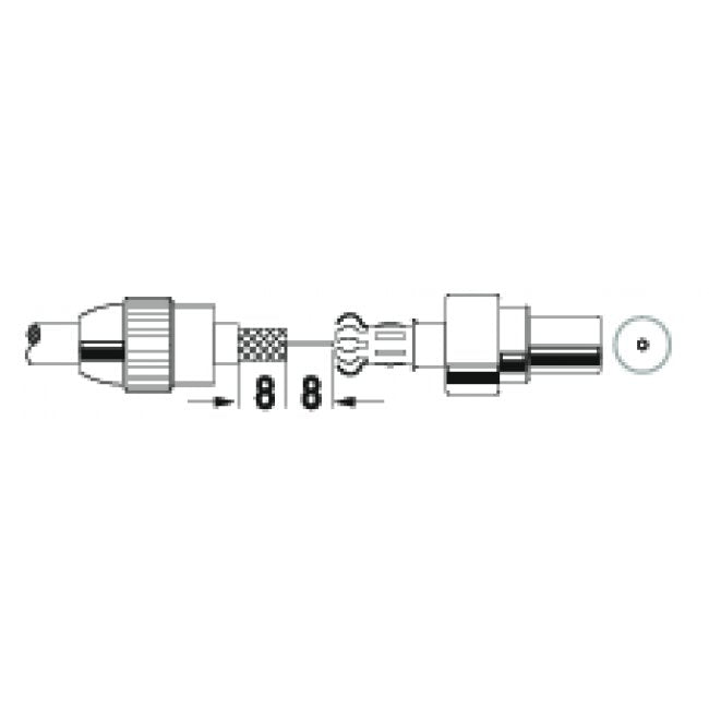 EAN 4004005520132 - Schwaiger IEC jack conector coaxial 10 pieza(s) imagen 3