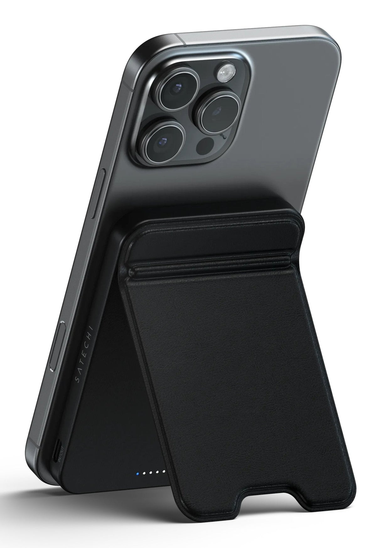 Satechi Onthego Magnetic Qi2 Powerbank Stand 5000 Mah Black