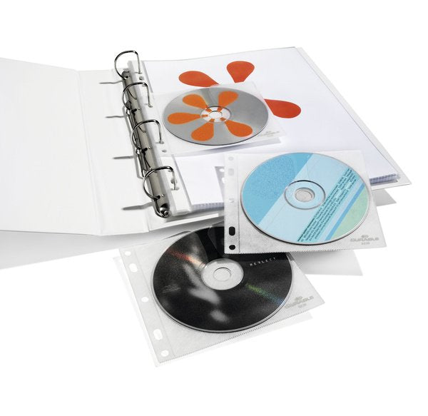 1er Cd- Dvd-Fundas Cover File Abheftbar Transparente, 10 Unidades