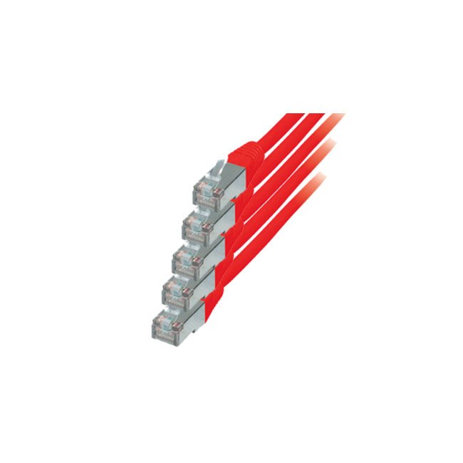 S-Conn Cat.6 S/Ftp 0.5 M Cable De Red Rojo 0,5 M Cat6 S/Ftp (S-Stp)