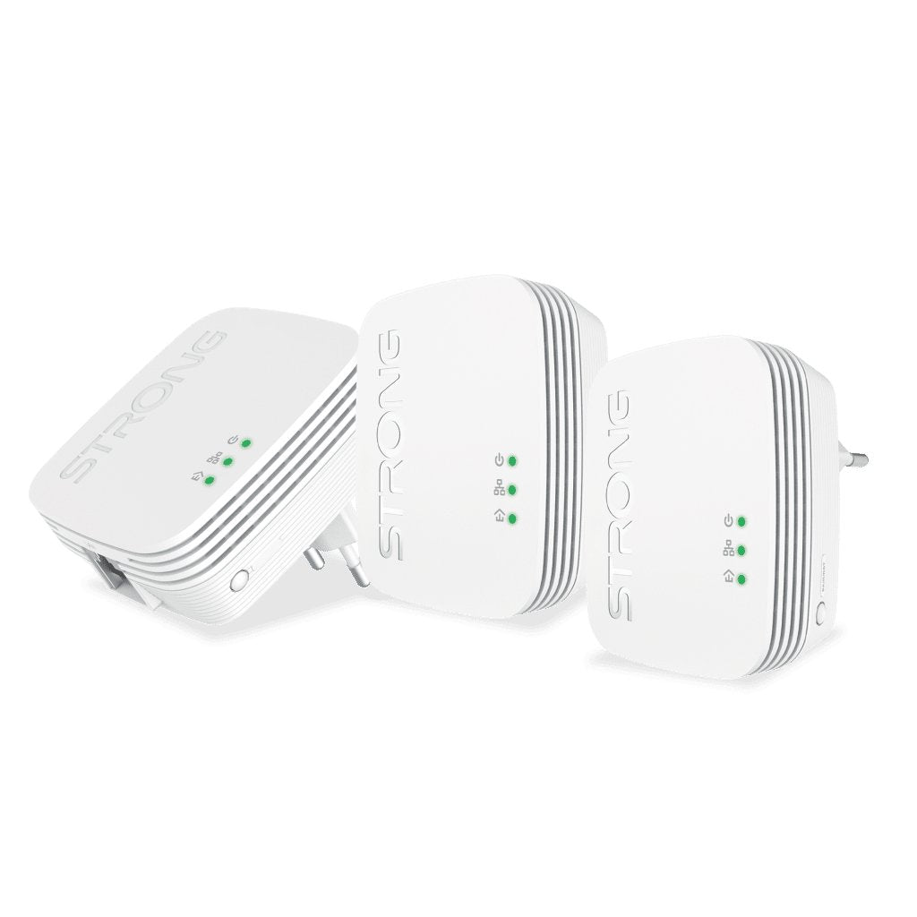 EAN 9120072375699 - Strong Powerline 600 Triple Pack Mini 600 Mbit/s Ethernet Blanco 3 pieza(s) imagen 1