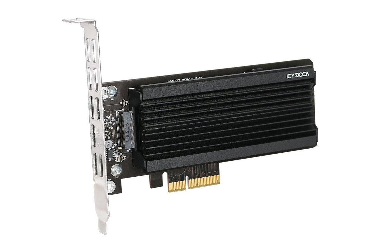 Adaptador Icydock M.2 Nvme Disco Ssd A Tarjeta Adaptadora Pcie Con Calor