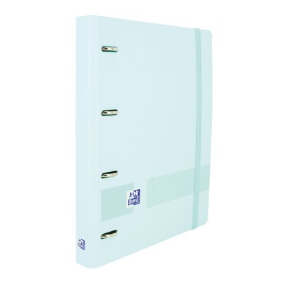 Oxford Carpeta Anillas Ebinder 4x25mm Live&Go Polyfoam C/Recambio A5+ Dots Pastel