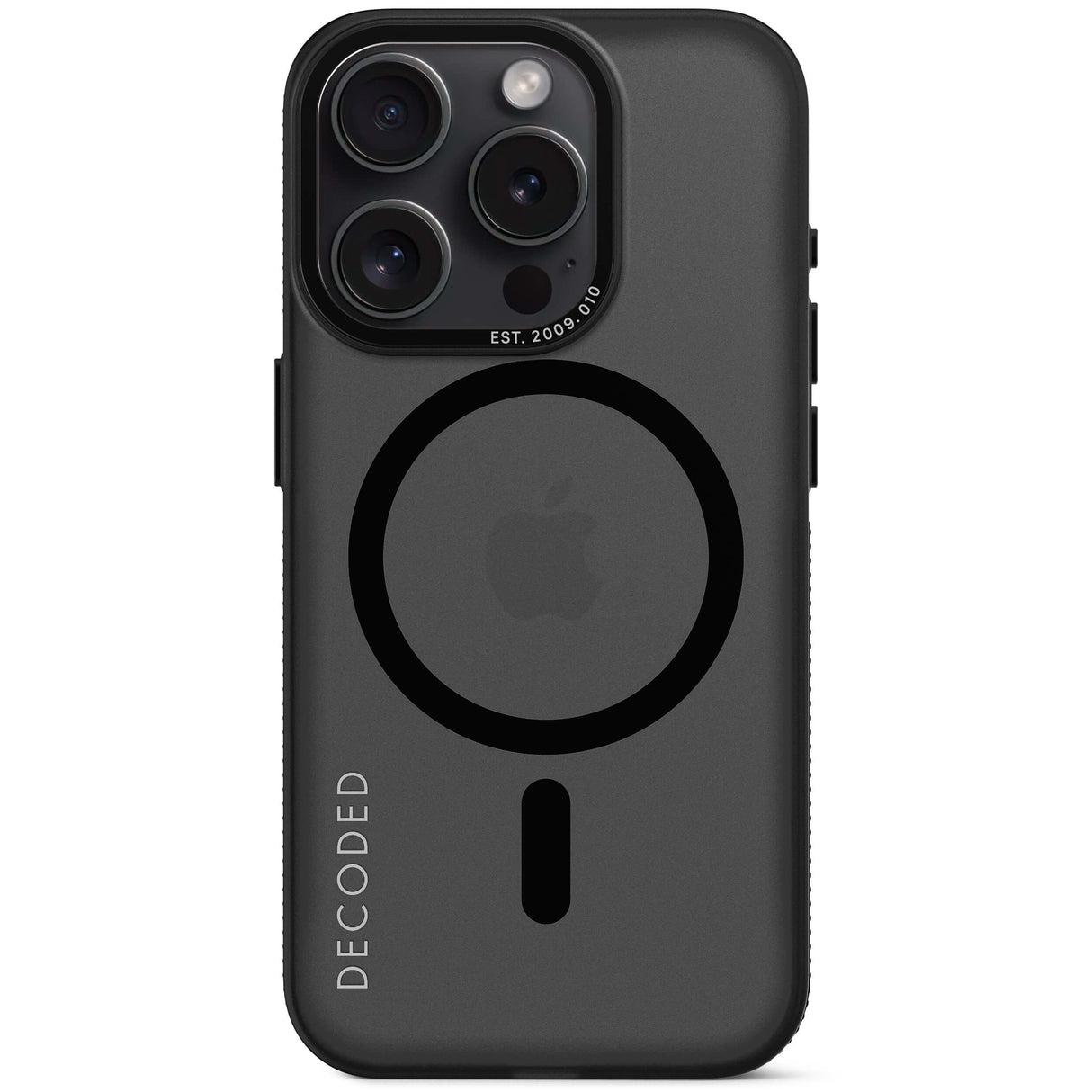 Decoded Recycled Plastic Backcover Iphone 15 Pro Black