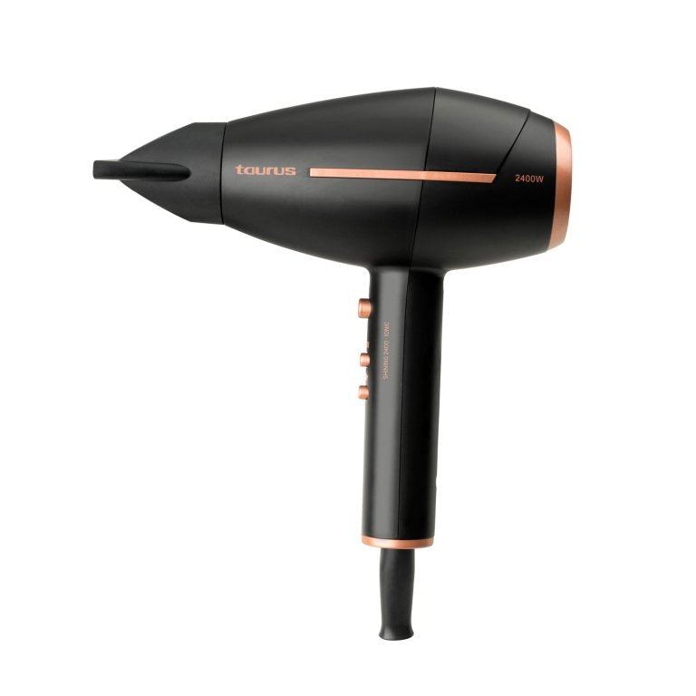 Secador De Pelo Taurus Shining 2400 Ionic 2400w Tecnología Iónica 2 Velocidades 3 Temperaturas 2 Concentradores Difusor