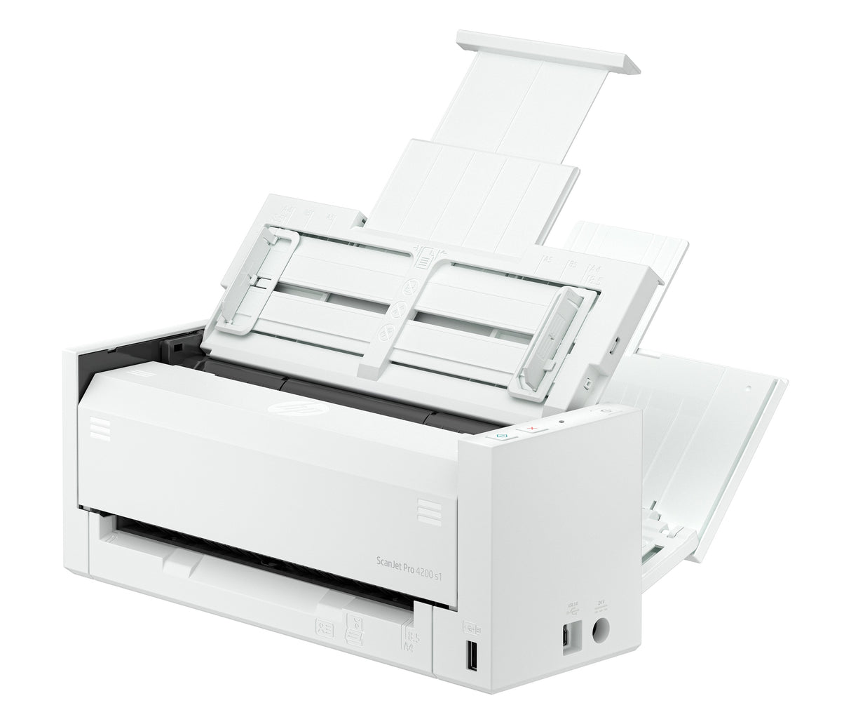 EAN 0198701401049 - HP ScanJet Pro 4200 s1 Escáner con alimentador automático de documentos (ADF) 600 x 600 DPI A4 Azul, Blan imagen 3