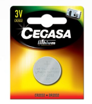 Cegasa Pila Litio Boton Cr2032 3v Bt Blister