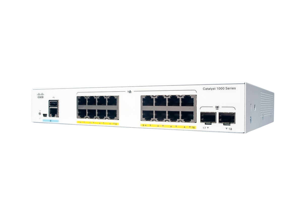EAN 889728248891 - Cisco Catalyst C1000-16FP-2G-L switch Gestionado L2 Gigabit Ethernet (10/100/1000) Energía sobre Ethernet imagen 1