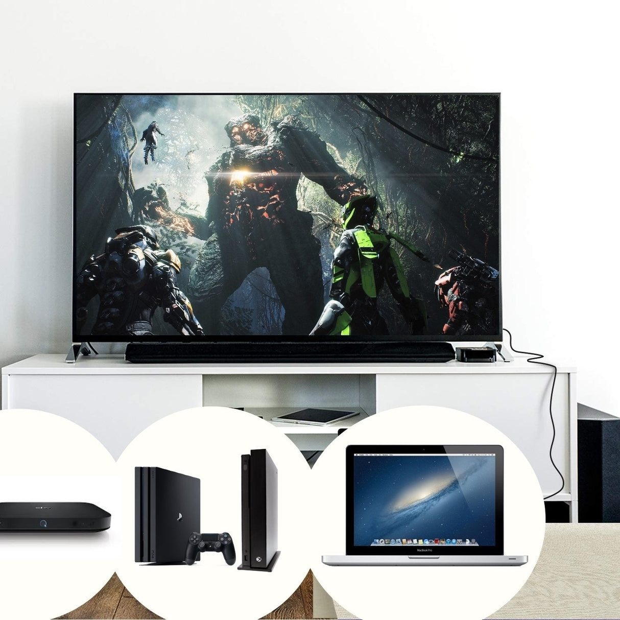 Cable Ewent Hdmi M/M V2.0 5.0m Alta Velocidad Premium 4k Negro