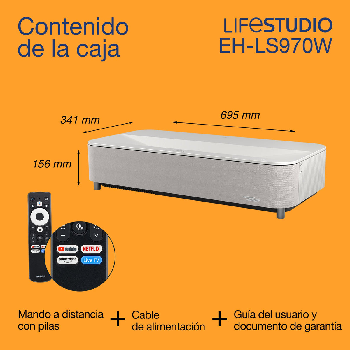 EAN 8715946744674 - Epson EH-LS970W 4000 lúmenes ANSI 3LCD UHD 4K (3840x2160) imagen 14