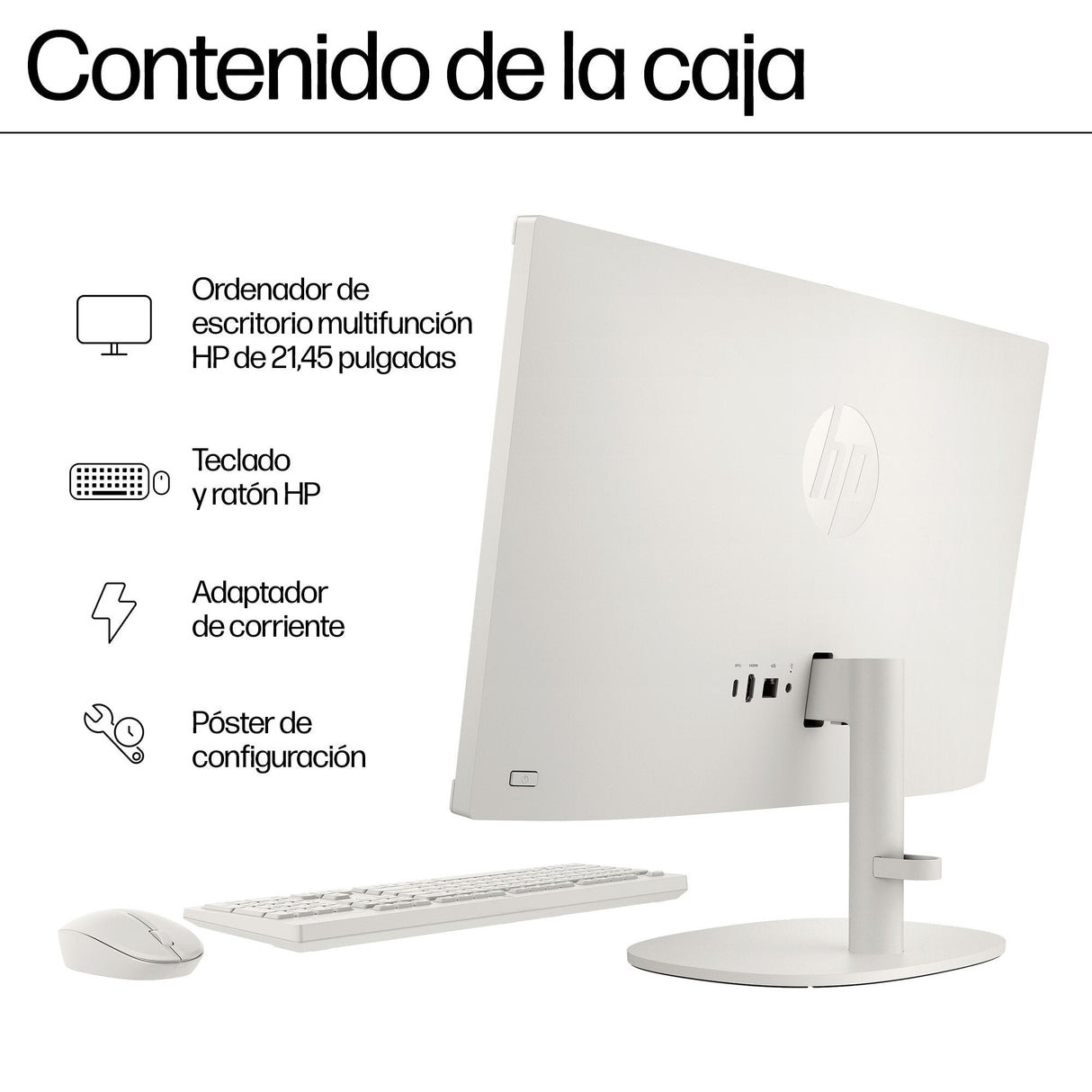 Hpc Hp Aio 22-Dg0025ns N100 8gb 256gb 21.45" Fhd 1920x1080 W11h