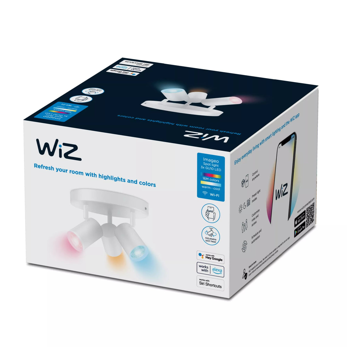EAN 8719514554511 - WiZ 8719514554511 iluminación inteligente Punto de iluminación inteligente Wi-Fi/Bluetooth 4,9 W imagen 4