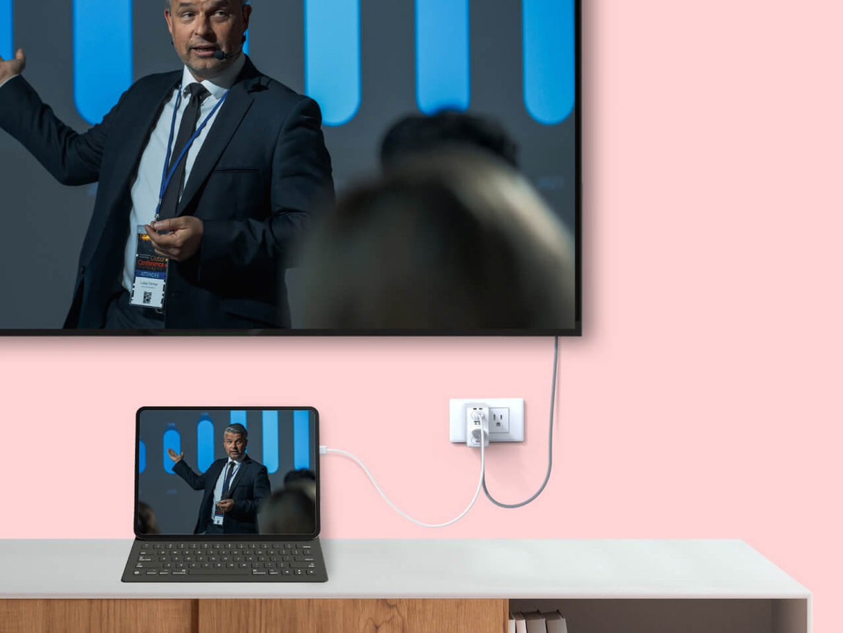 Avermedia Ladedock, Elitego Gc313pro Blanco, 100w Gan, Hdmi