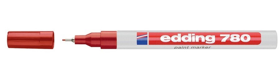 Edding 780 4-780-9-002 Lackmarker Rojo