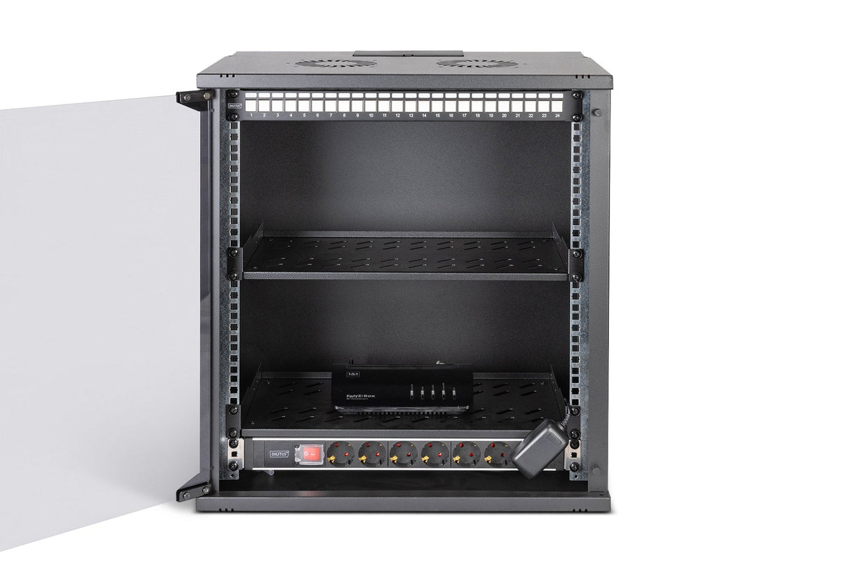 EAN 4016032499664 - Digitus DN-49207-SET armario rack Bastidor de pared Negro imagen 2