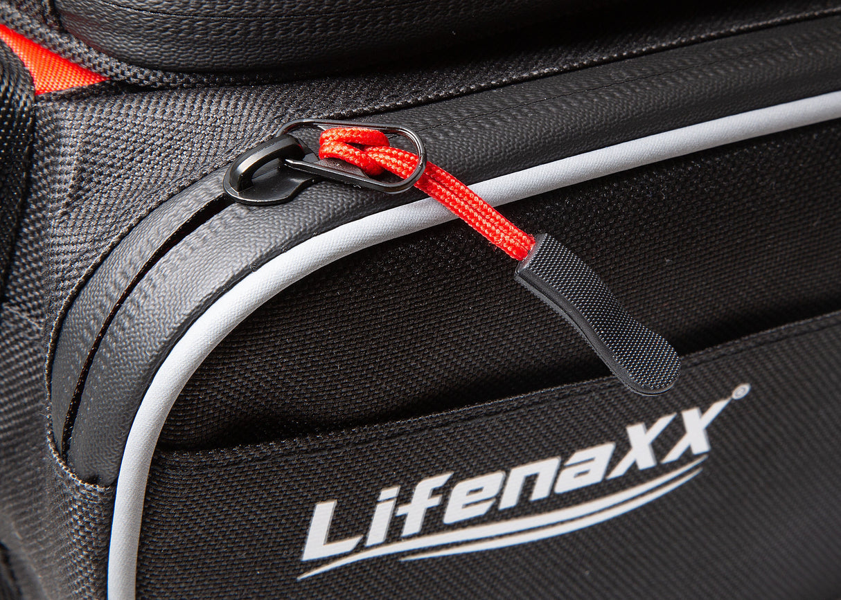 EAN 4260358128184 - Technaxx 4932 bolsa para bicicletas y cesta Montura Bolsa de bicicletas 3 L Negro, Rojo imagen 6