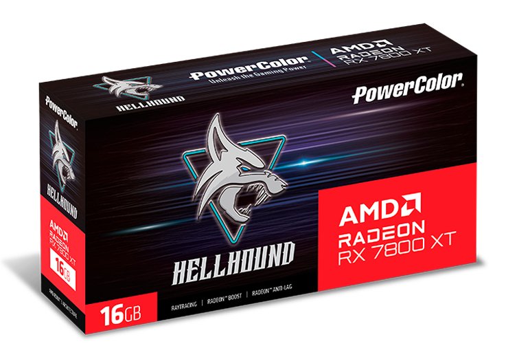 EAN 4713436174943 - PowerColor Hellhound RX 7800 XT 16G-L/OC AMD Radeon RX 7800 XT 16 GB GDDR6 imagen 9