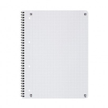 Oxford 400121610 Cuaderno Y Block A4+ 160 Hojas Negro, Gris