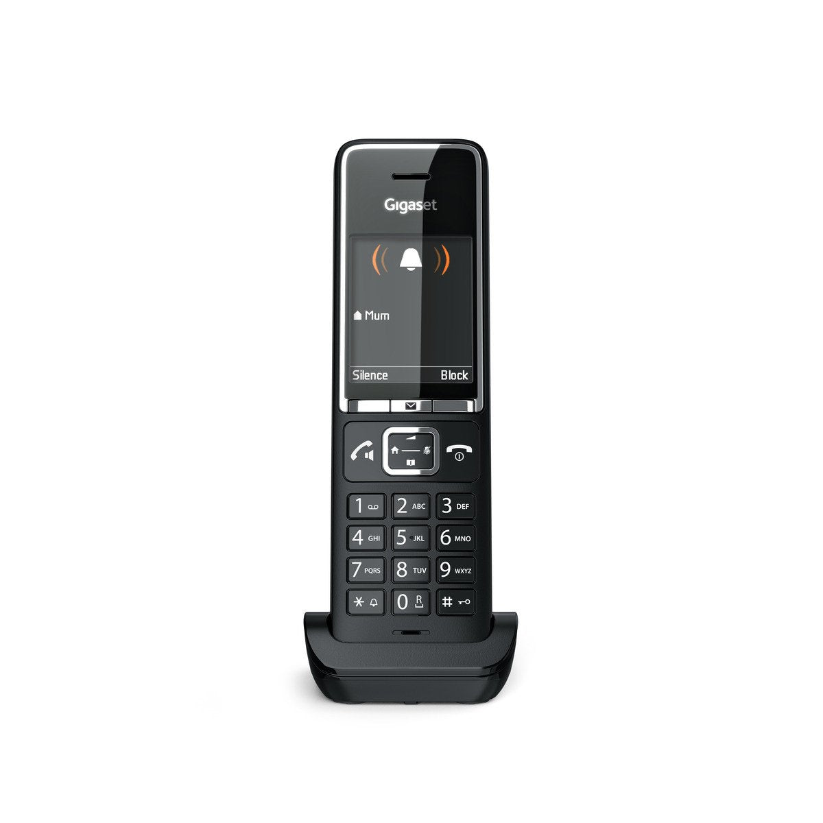 Telefono Gigaset C550hx Inalambrico Dect Negro Identificador Llamadas Manos Libres Tantalla Tft 2.2"
