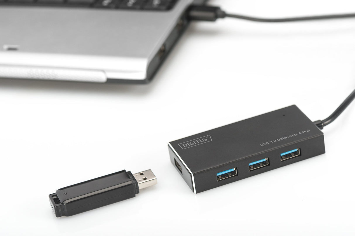 EAN 4016032444244 - Digitus DA-70240-1 hub de interfaz USB 3.2 Gen 1 (3.1 Gen 1) Type-A 5000 Mbit/s Negro imagen 4