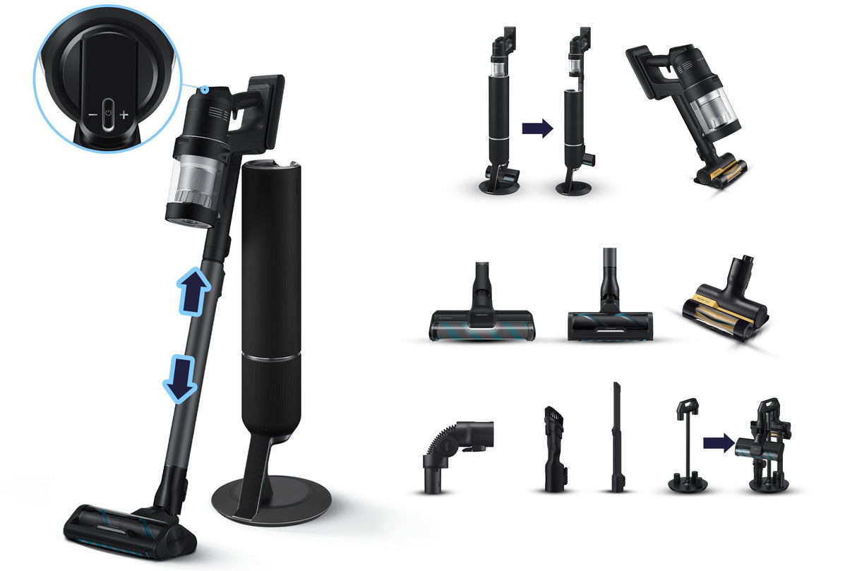 EAN 8806095004372 - Samsung VS28C9784QK Aspiradora escoba 2 en 1 Batería Secar Sin bolsa 1200, 730 Negro imagen 1