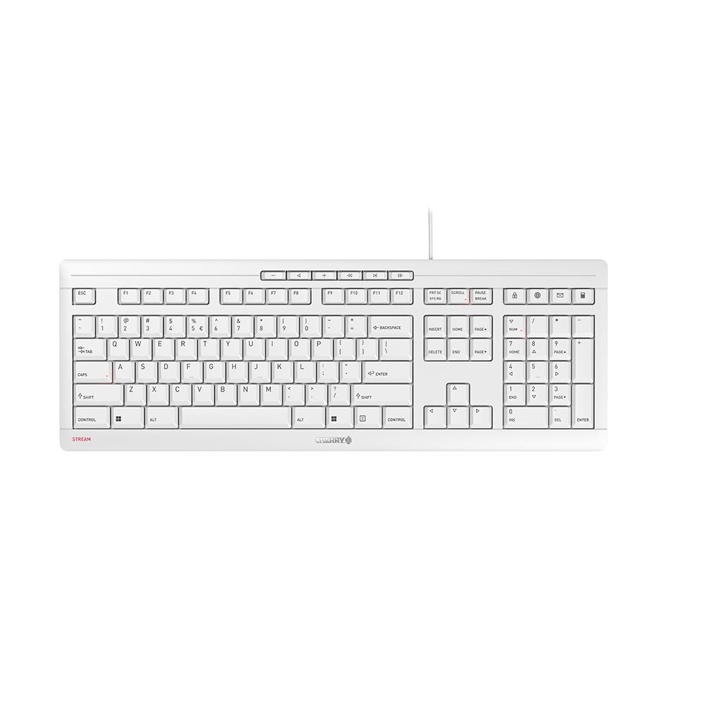 Cherry Jk-8500 Teclado Usb Qwerty Inglés Blanco