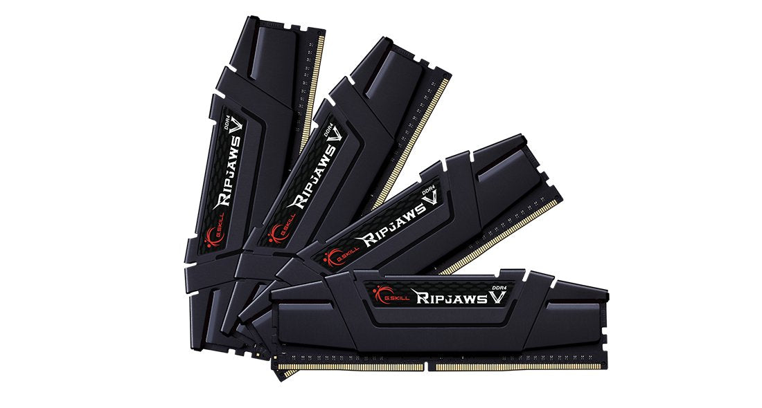 Memoria Ram G.Skill 128 Gb 4x32gb Ddr4 2666 Quad-Kit, Ripjaws V F4-2666c19q-128gvk