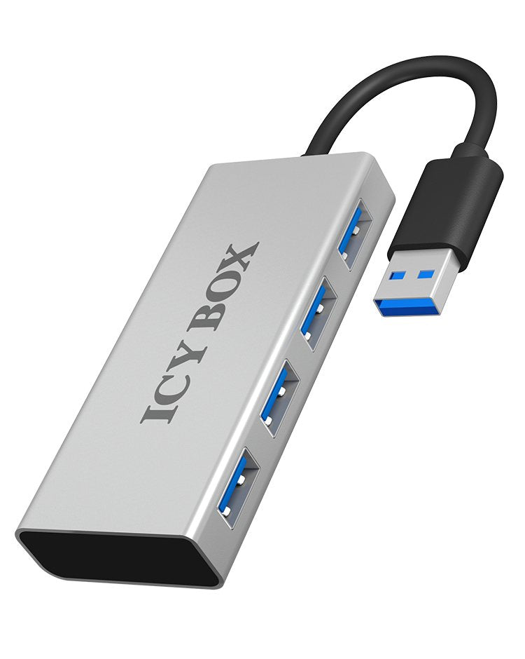 EAN 4250078188810 - ICY BOX IB-AC6104 USB 3.2 Gen 1 (3.1 Gen 1) Type-A 5000 Mbit/s Blanco imagen 1