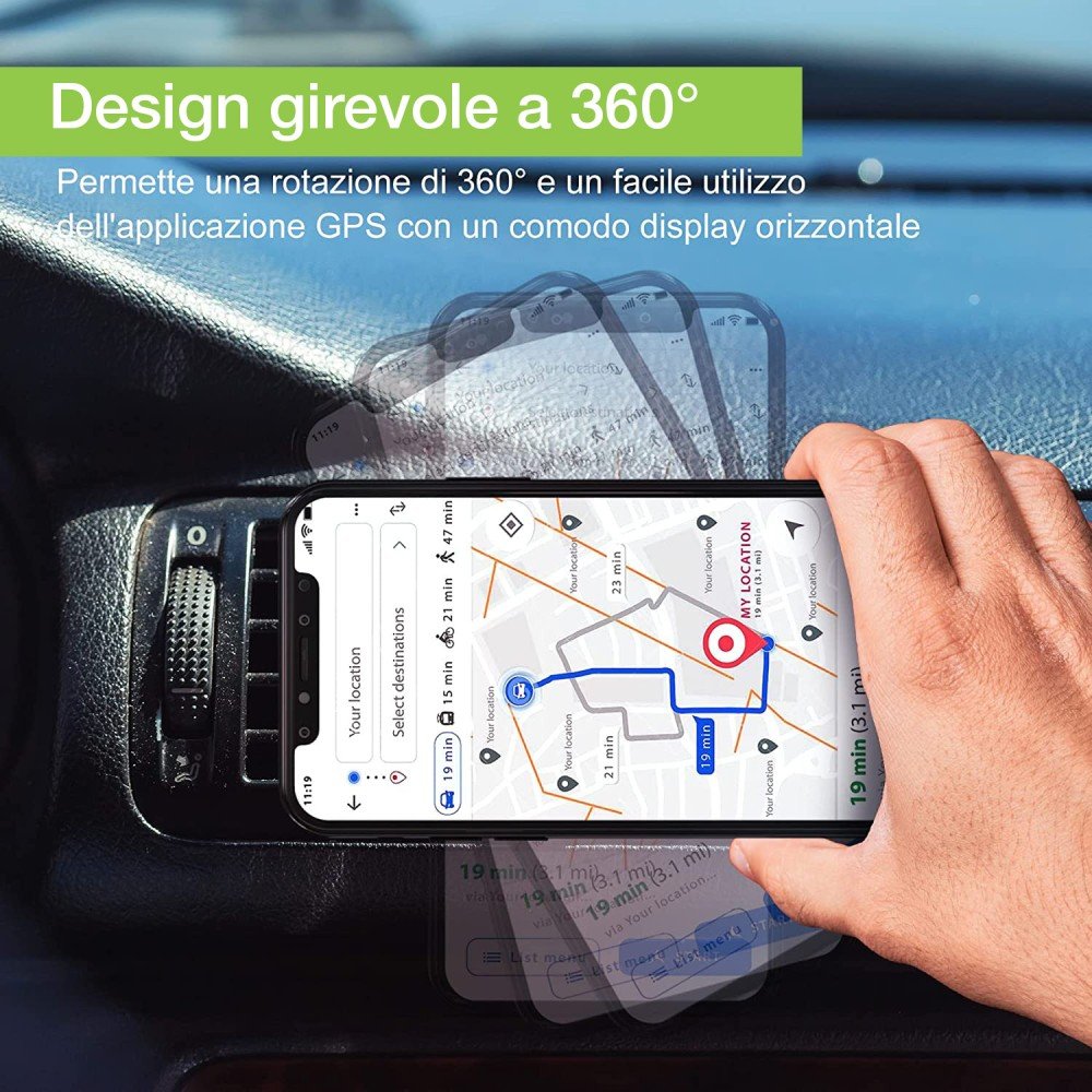 Techly I-Smart-Unialty Soporte Pasivo Teléfono Móvil/Smartphone Negro