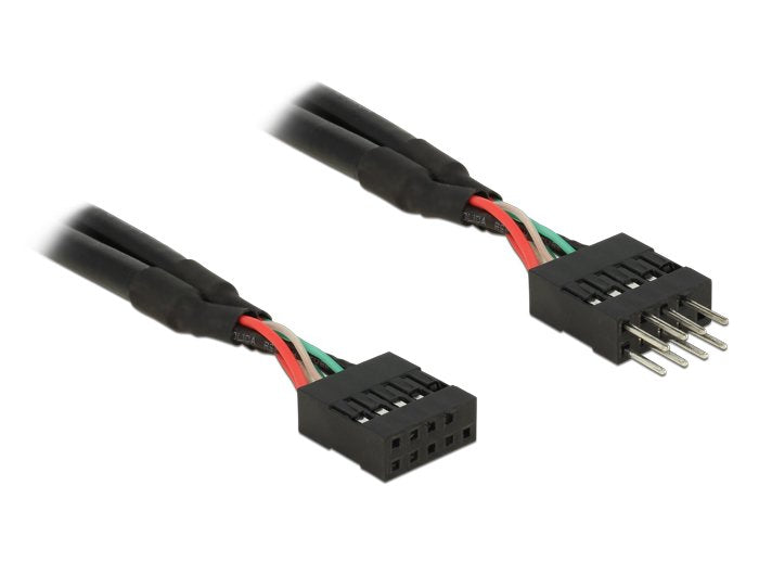 EAN 4043619838738 - DeLOCK 0.25m 2xUSB2.0 imagen 1