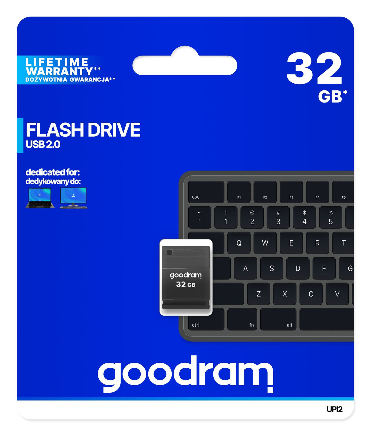 Pendrive Goodram Piccolo Upi2-0320k0r11 (32gb; Usb 2.0; Black )