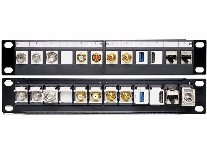 Delock 10" Keystone Patchpanel 12 Port