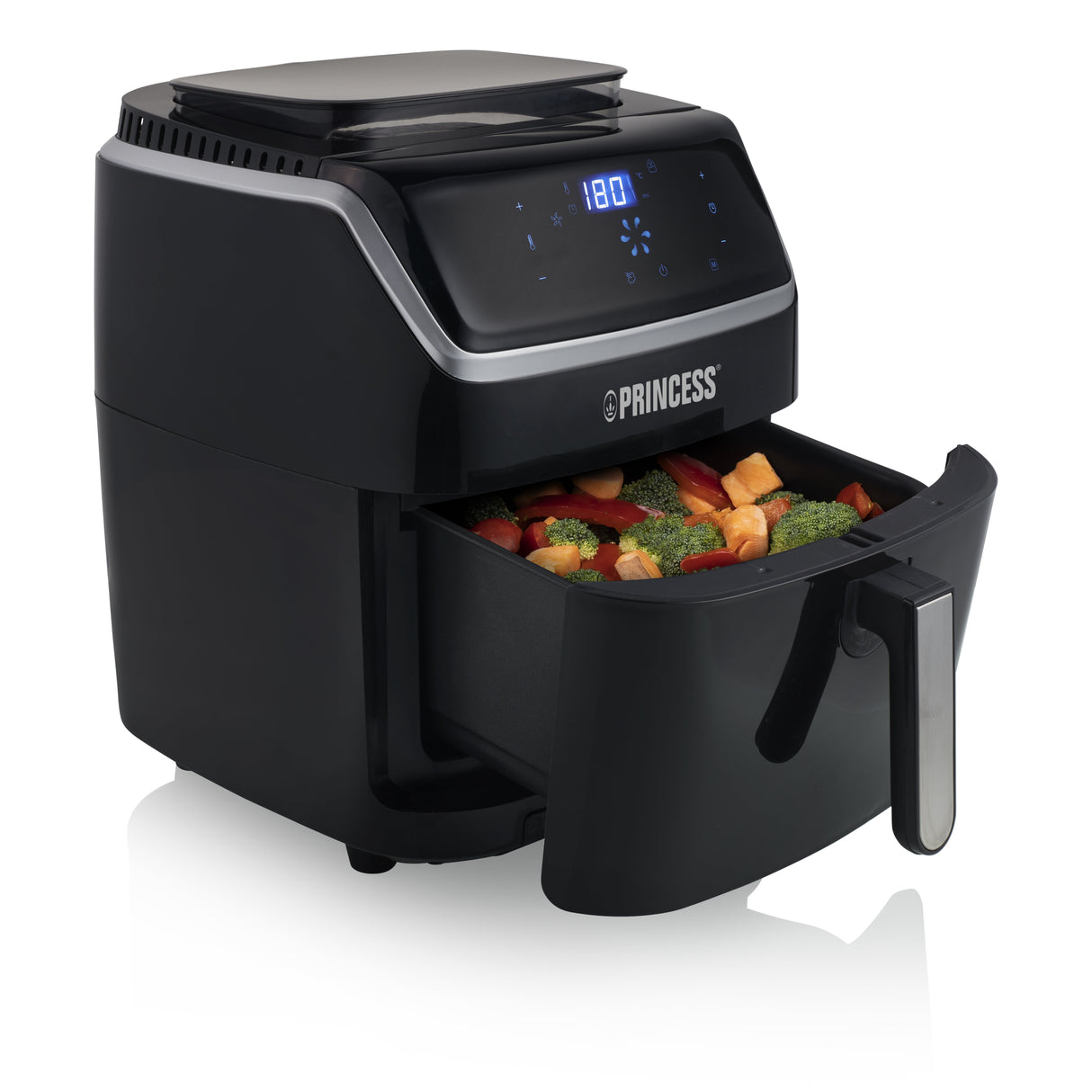 EAN 8713016098412 - Princess 182080 Sencillo 6,5 L Independiente 1700 W Freidora de aire caliente Negro imagen 8