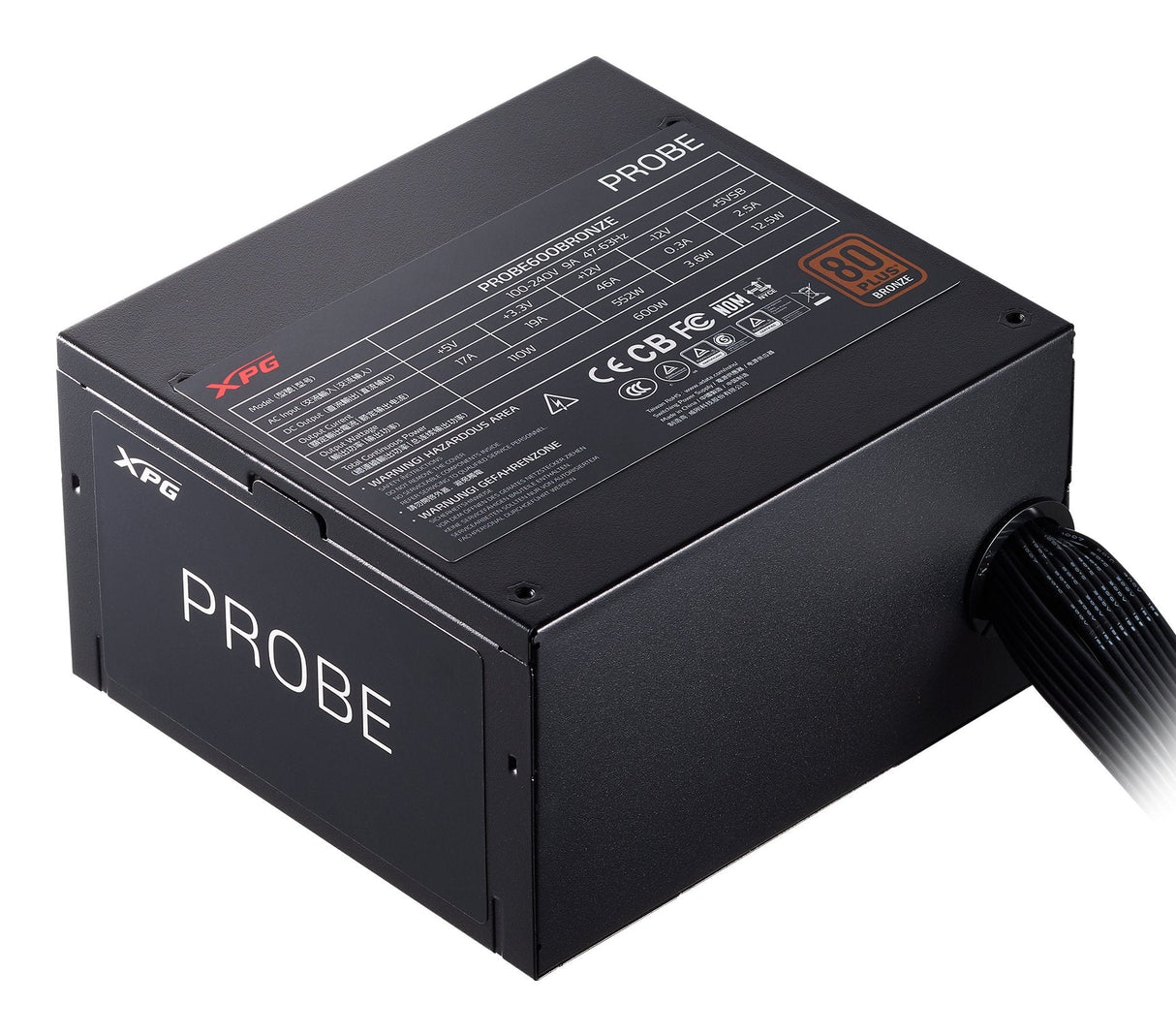 EAN 4711085948618 - XPG PROBE 700 BRONZE unidad de fuente de alimentación 700 W 20+4 pin ATX ATX Negro imagen 11