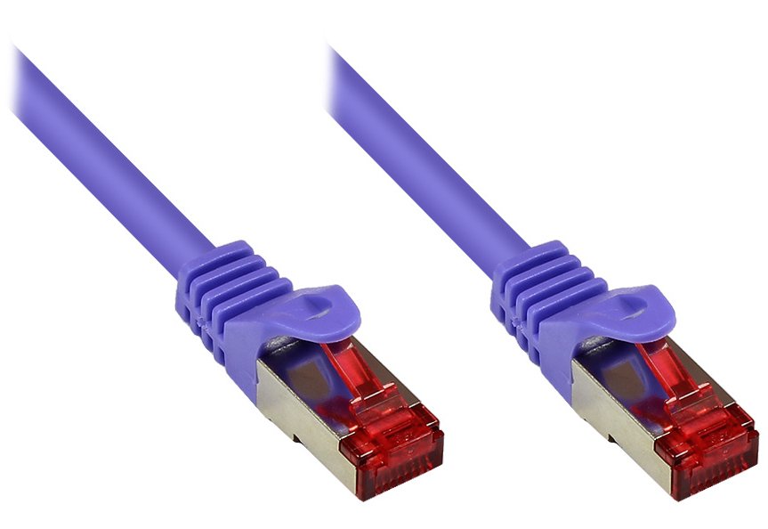 EAN 4014619296569 - Alcasa 0.5m Cat6 S/FTP cable de red Violeta 0,5 m S/FTP (S-STP) imagen 1