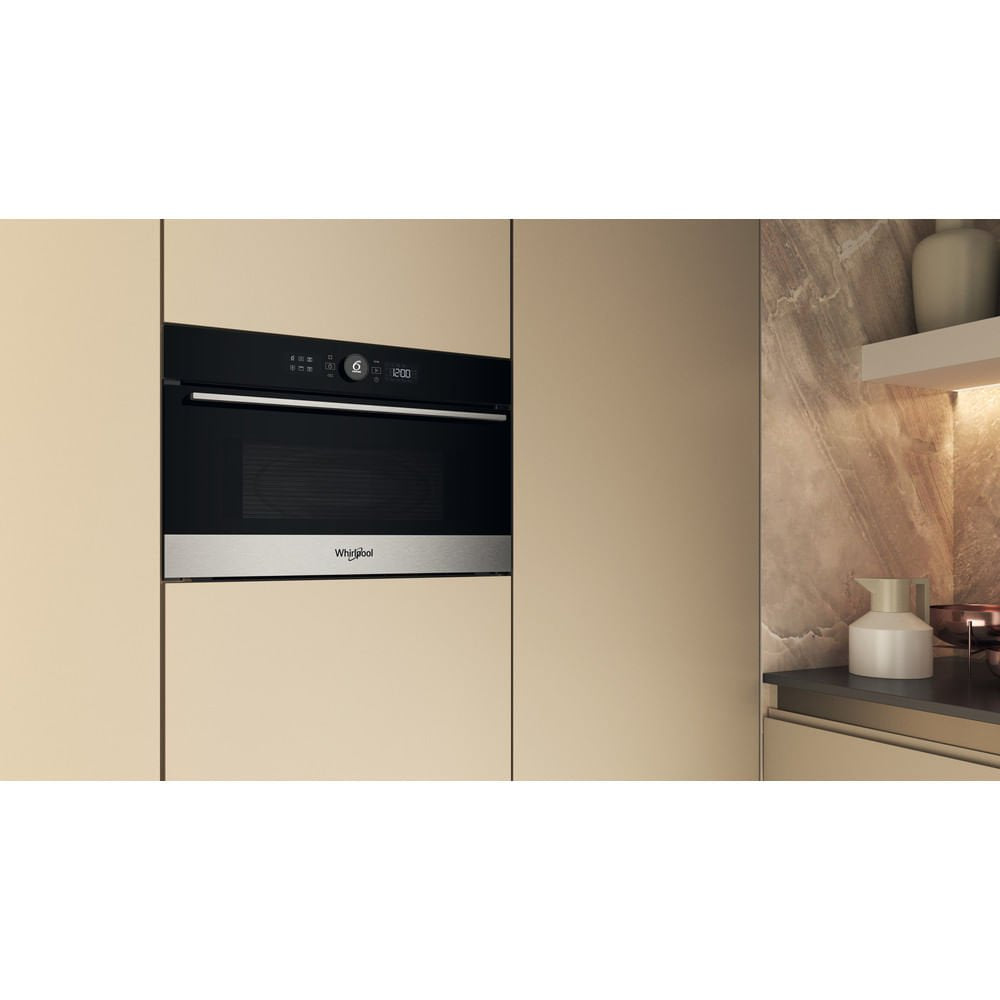 EAN 8003437397271 - Whirlpool WMD54MX Negro, Acero inoxidable Microondas con grill Integrado 31 L 1000 W imagen 5
