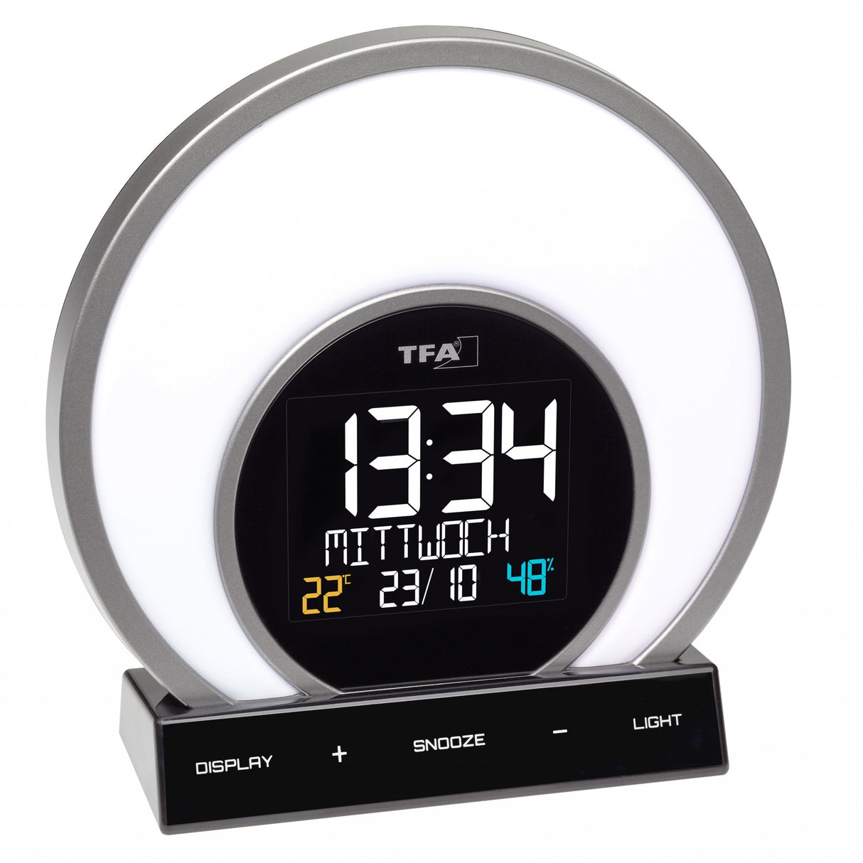 Tfa Despertador Luminoso Y Clima Ambiental Soluna 60.2026.01