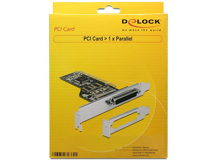 Delock 89362 Tarjeta Pci 1x D-Sub25 Ext + Lowprofile