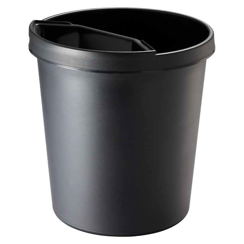Helit Papelera H6105895 31x32cm 18l Redondo Plástico Negro (H6105895)