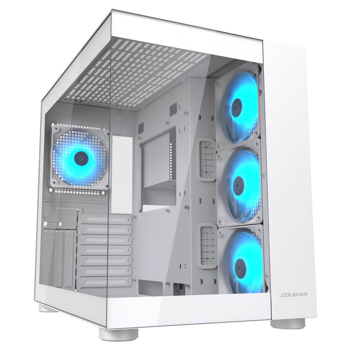 Cougar Caja Midi-Tower Fv150 Argb, Blanco