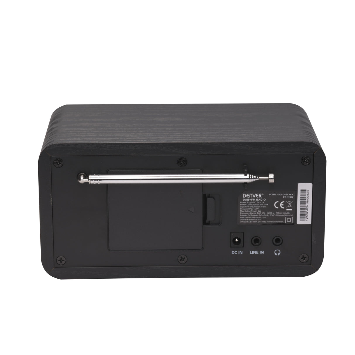 EAN 5706751044526 - Denver DAB-30BLACK Personal Digital Negro imagen 3