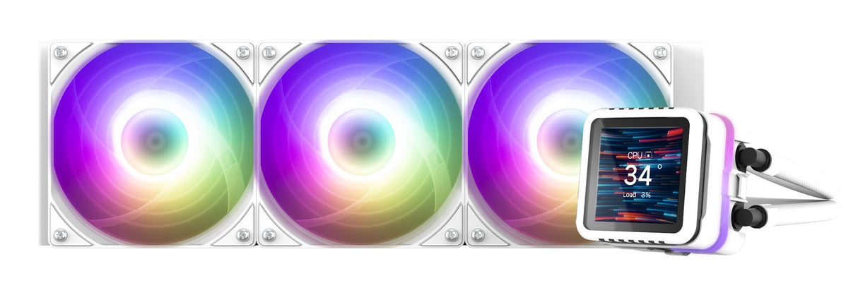 Refrigeracion Liquida Cpu Zalman Alpha2 Ds A36 Argb 360mm Blanco