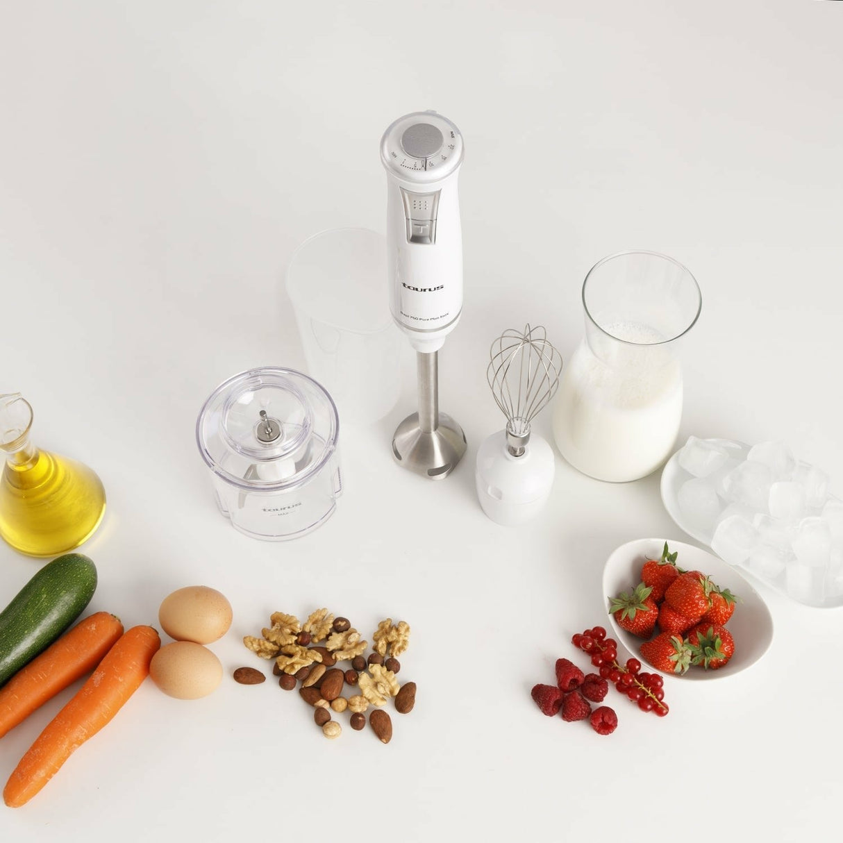 Batidora De Mano Taurus 916396000 Bapi 750 Pure Plus Inox