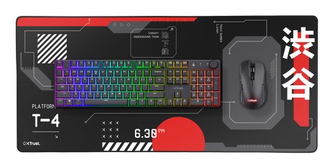 EAN 8713439257168 - Trust GXT 759 XXL Alfombrilla de ratón para juegos Negro, Rojo imagen 5