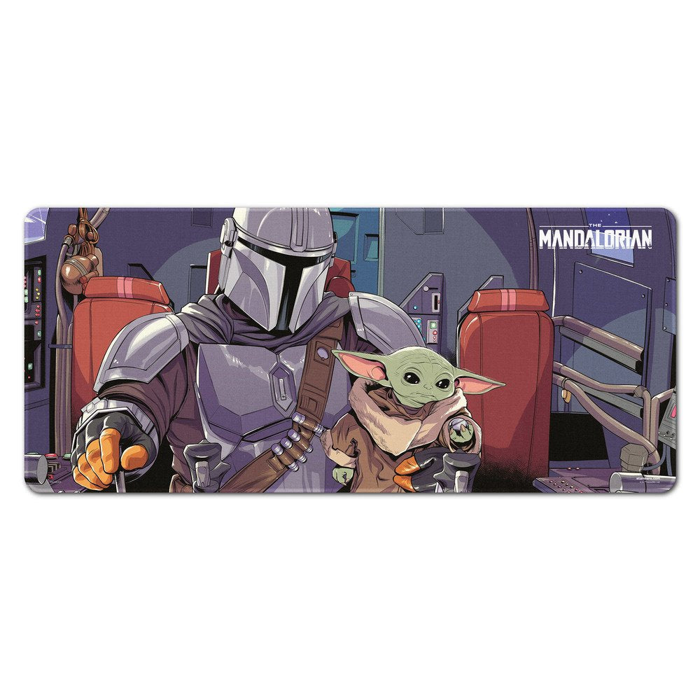 Alfombrilla Gaming Mandalorian & Child Star Wars