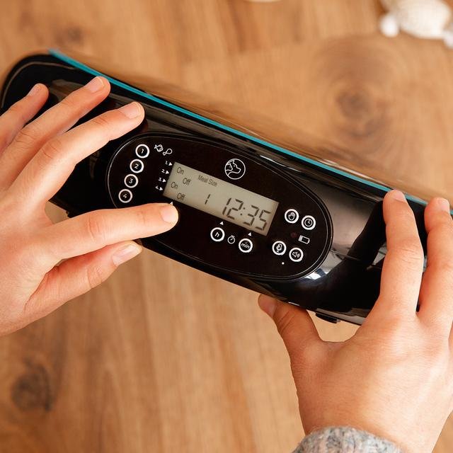 Cecotec Pumba 1600 Purrfect Meal Comedero Y Bebedero Para Perro Y Gato Negro Comedero Automático Para Mascotas