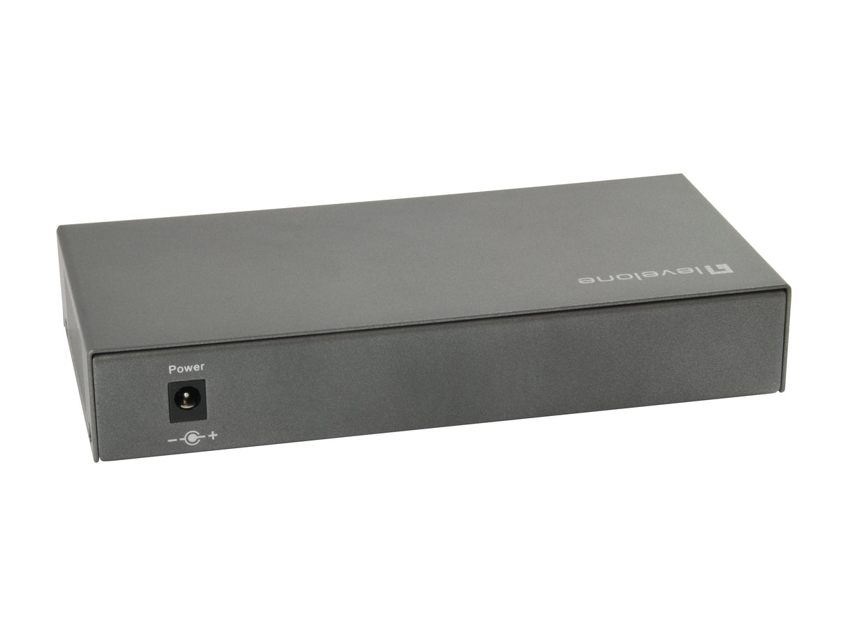 Switch Level One Gep-0823 No Gestion 8p Poe 10/100/1000 Poe 120w